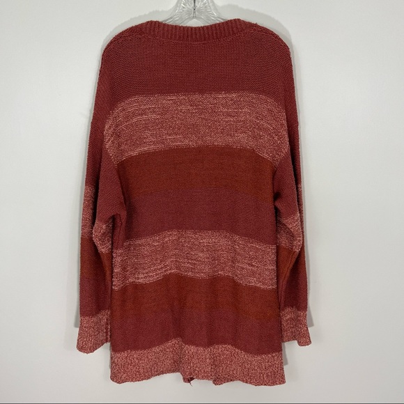 Free People Southport Beach Cardigan Small Striped Oversized - Picture 8 of 9